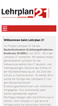 Mobile Screenshot of lehrplan21.ch
